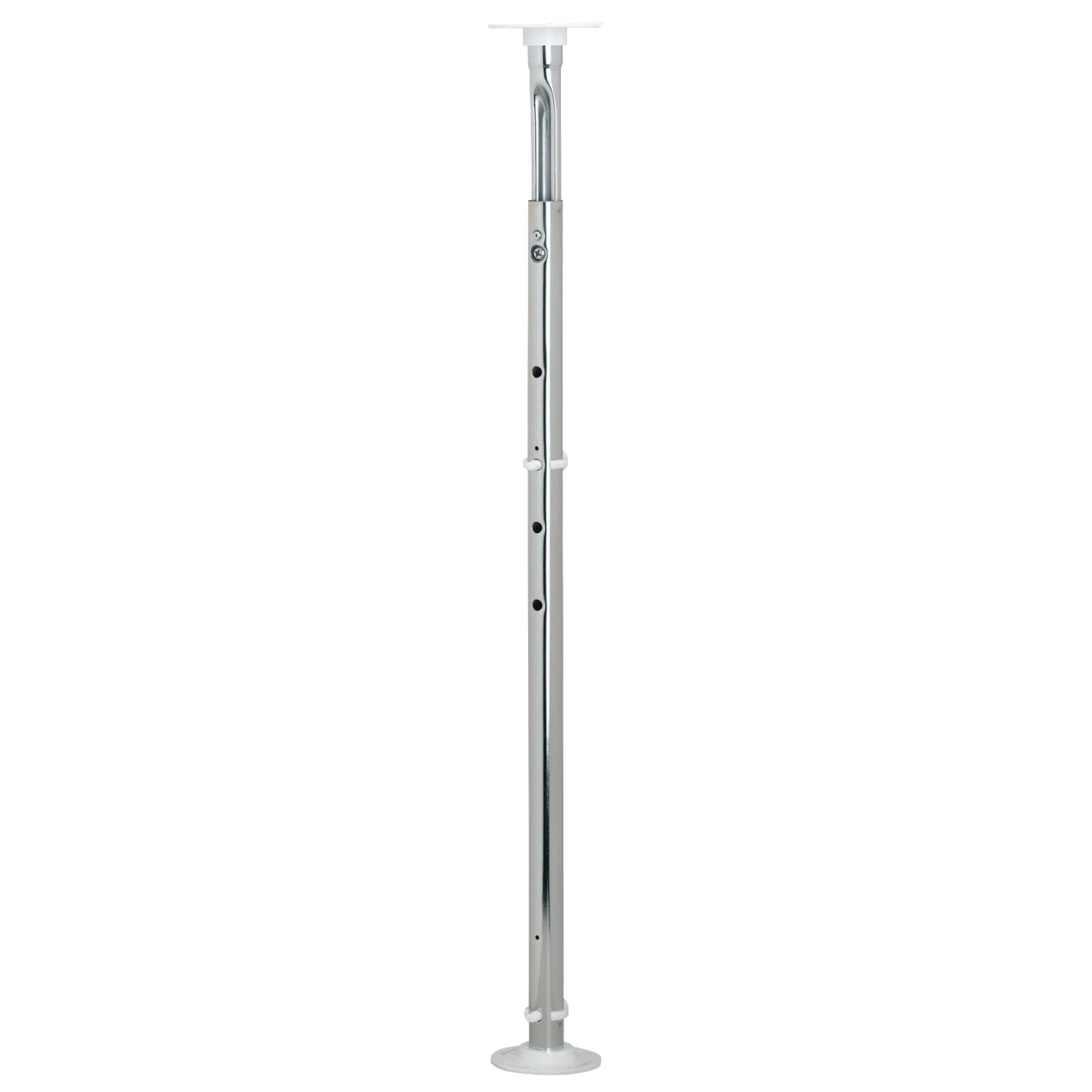 28 in White Polymer Kidney Lazy Susans 2-Shelf White  28 in (711 mm) W x 28 in (711 mm) D x 26 in (660 mm) H - Image 4