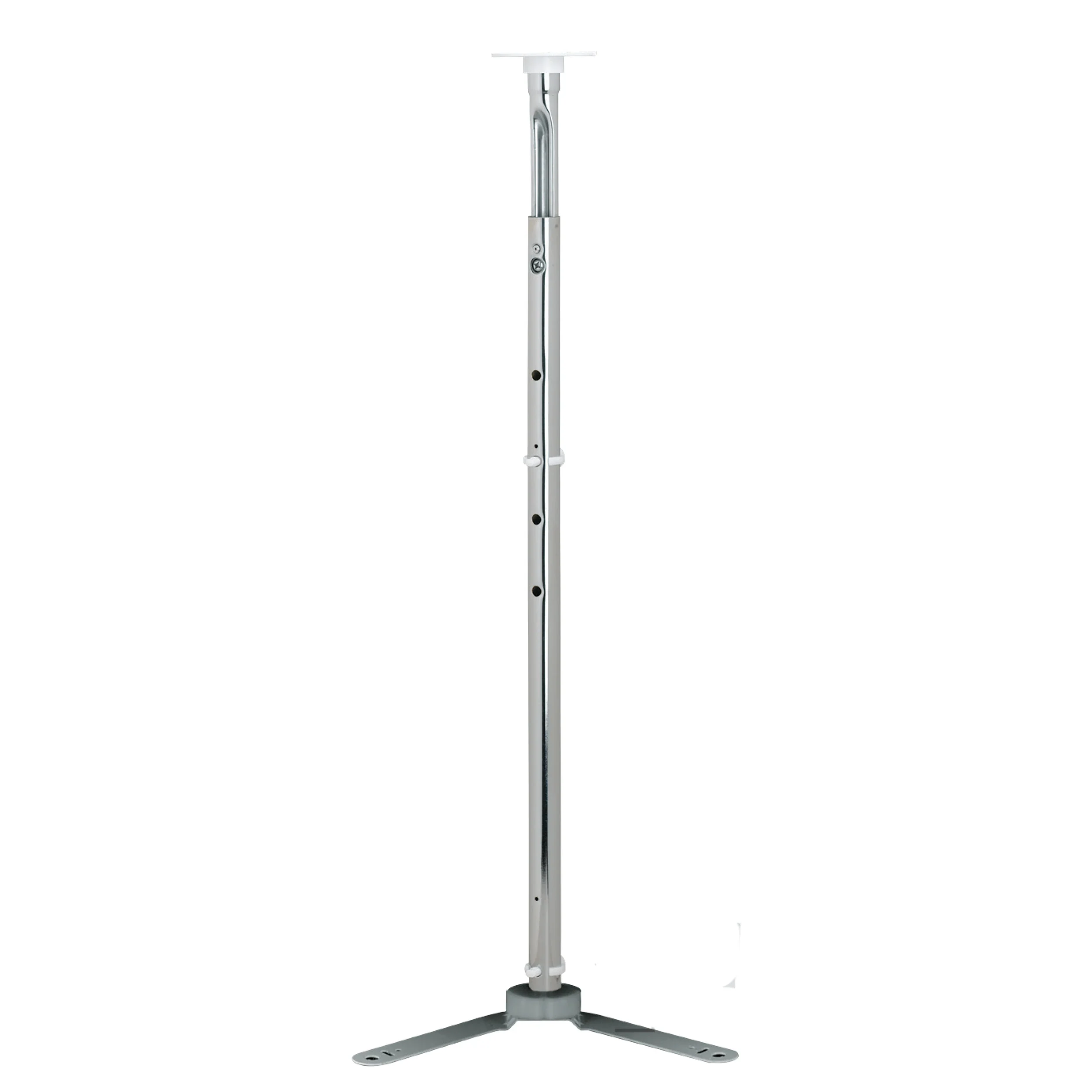 18 in White Polymer Pie-Cut Lazy Susans 2-Shelf White 18 in (457 mm) W x 18 in (457 mm) D x 26 in (660 mm) H - Image 2