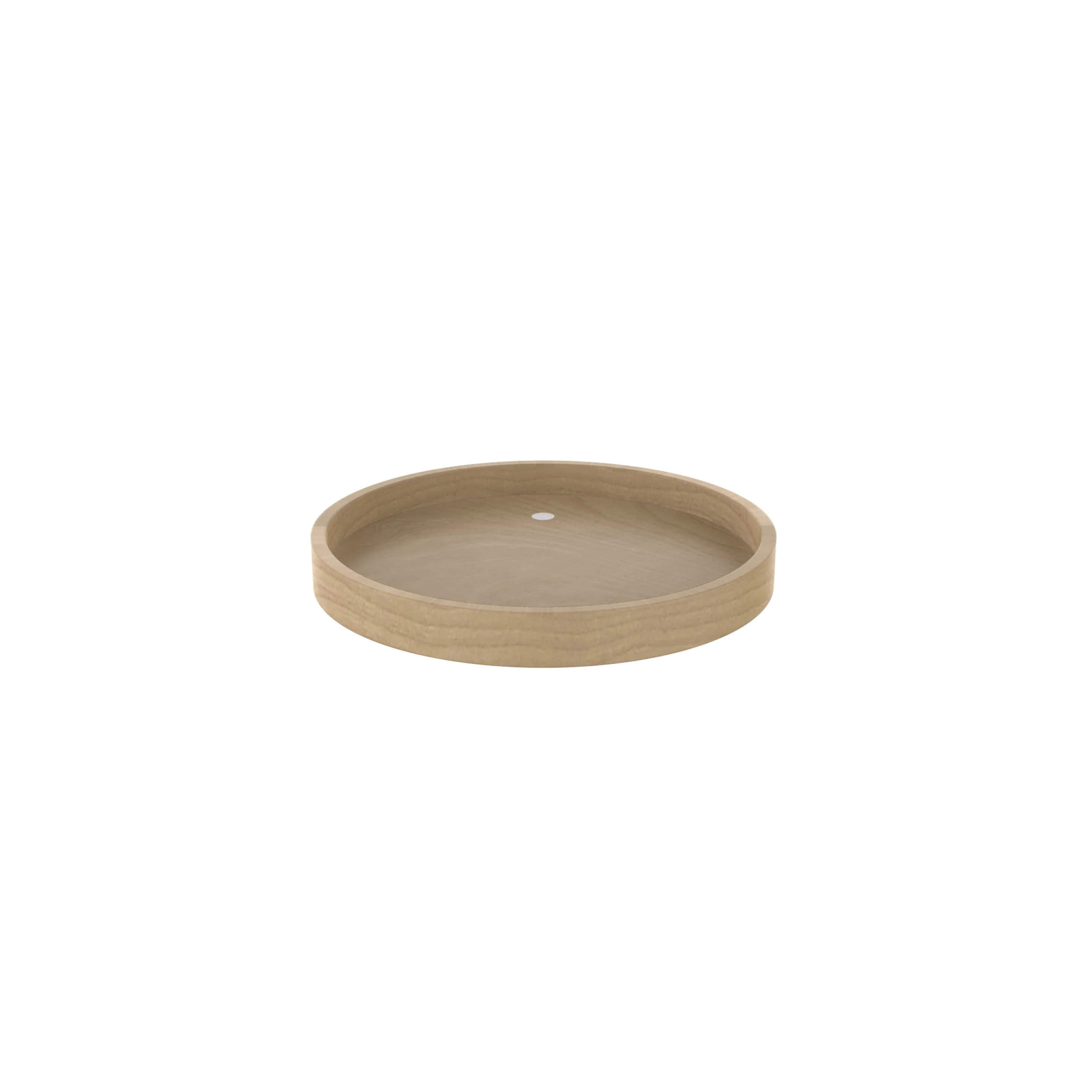 18 in Banded Wood Full Circle Lazy Susan w/steel bearing Natural 18 in (457 mm) W x 18 in (457 mm) D x 2.9 in (74 mm) H