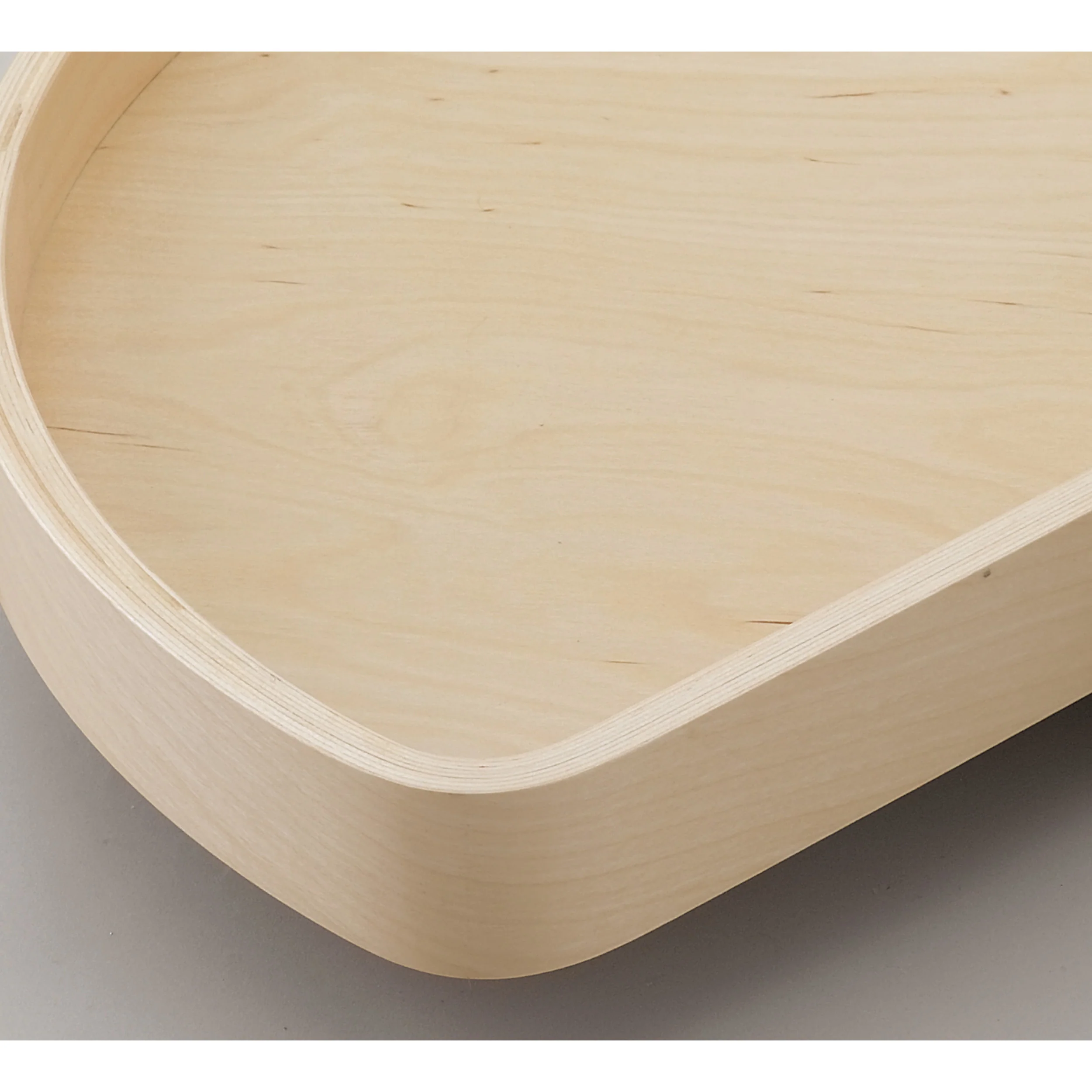 32 in Banded Wood Full Circle Lazy Susans 2-Shelf Natural 32 in (813 mm) W x 32 in (813 mm) D x 32.25 in (819 mm) H - Image 2