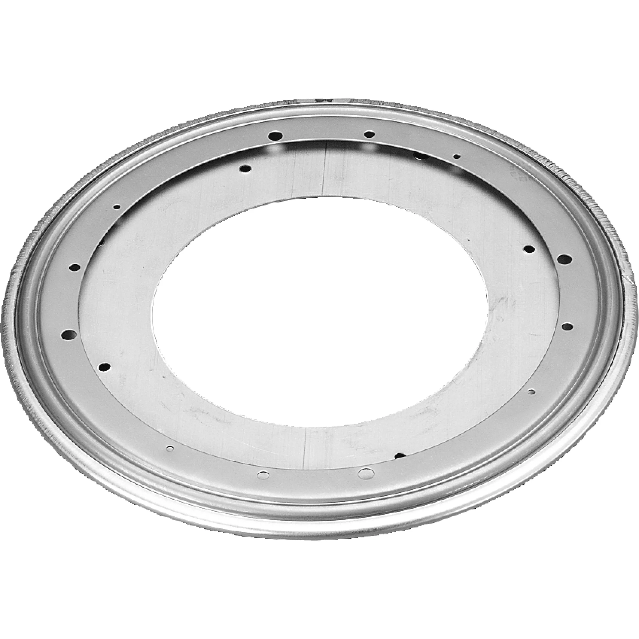 20 in Banded Wood D-Shape Lazy Susan w/steel bearing Natural 20 in (508 mm) W x 20 in (508 mm) D x 2.94 in (75 mm) H - Image 3