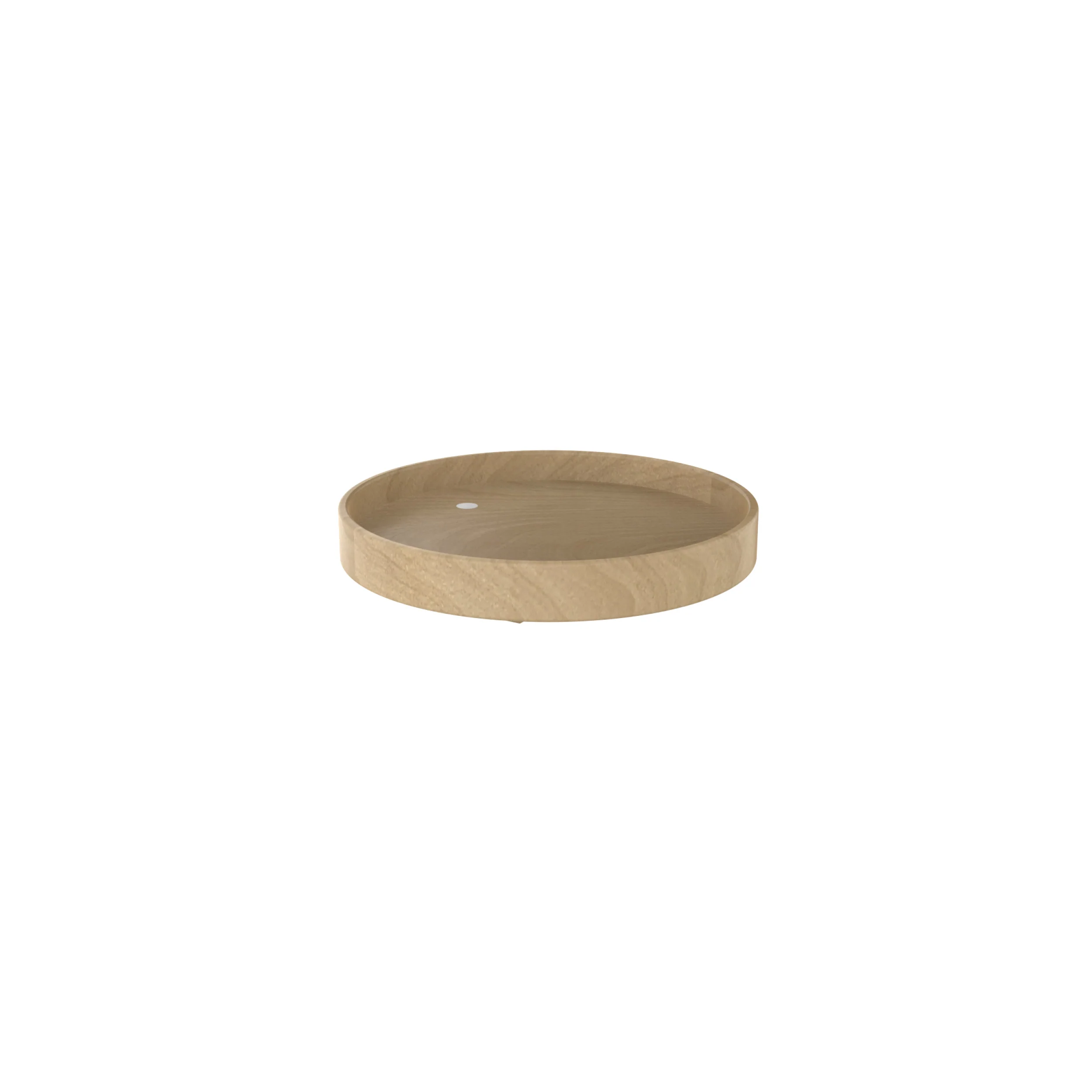 18 in Natural Wood Full Circle Lazy Susan Natural 18 in (457 mm) W x 18 in (457 mm) D x 3.78 in (96 mm) H - Image 4