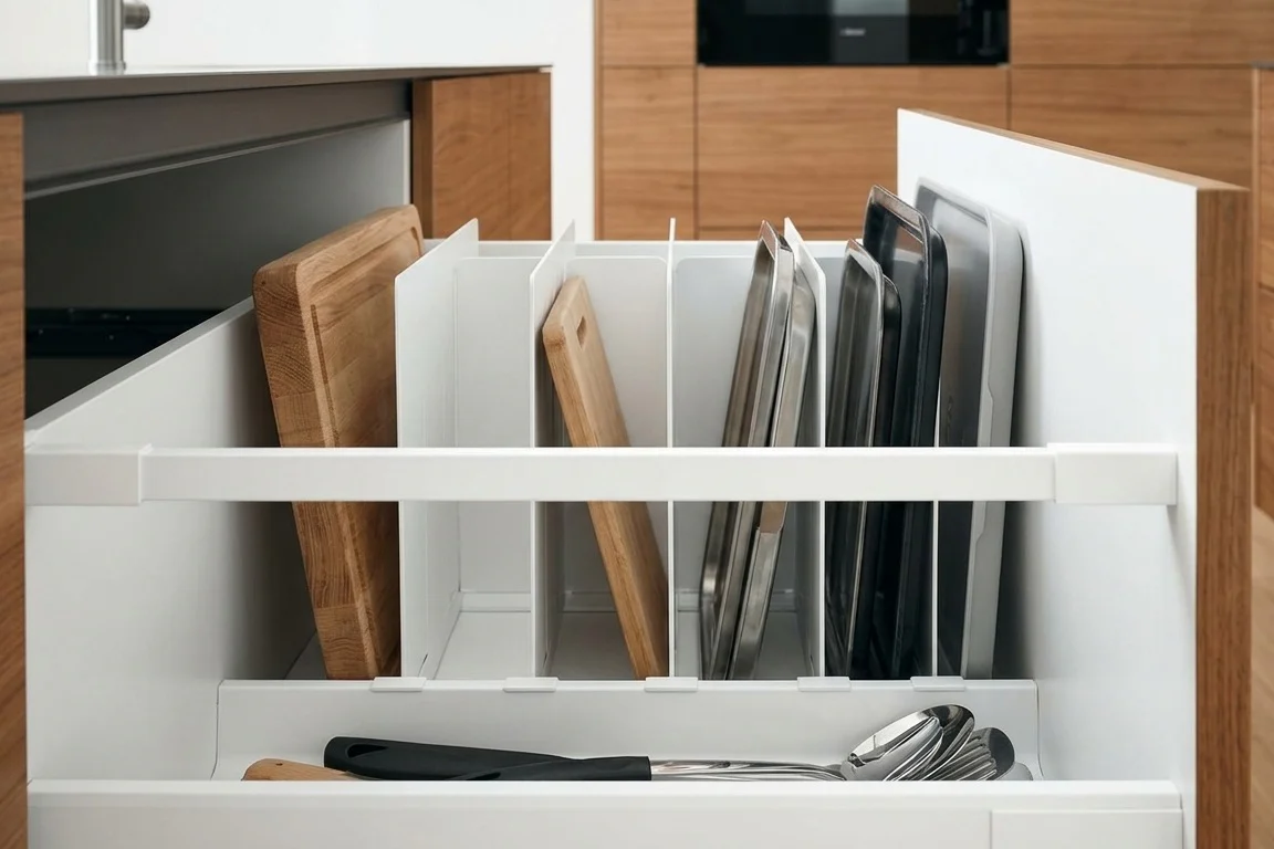 LEGRABOX accessories Ident Cross rail Orion WHITE - Image 3