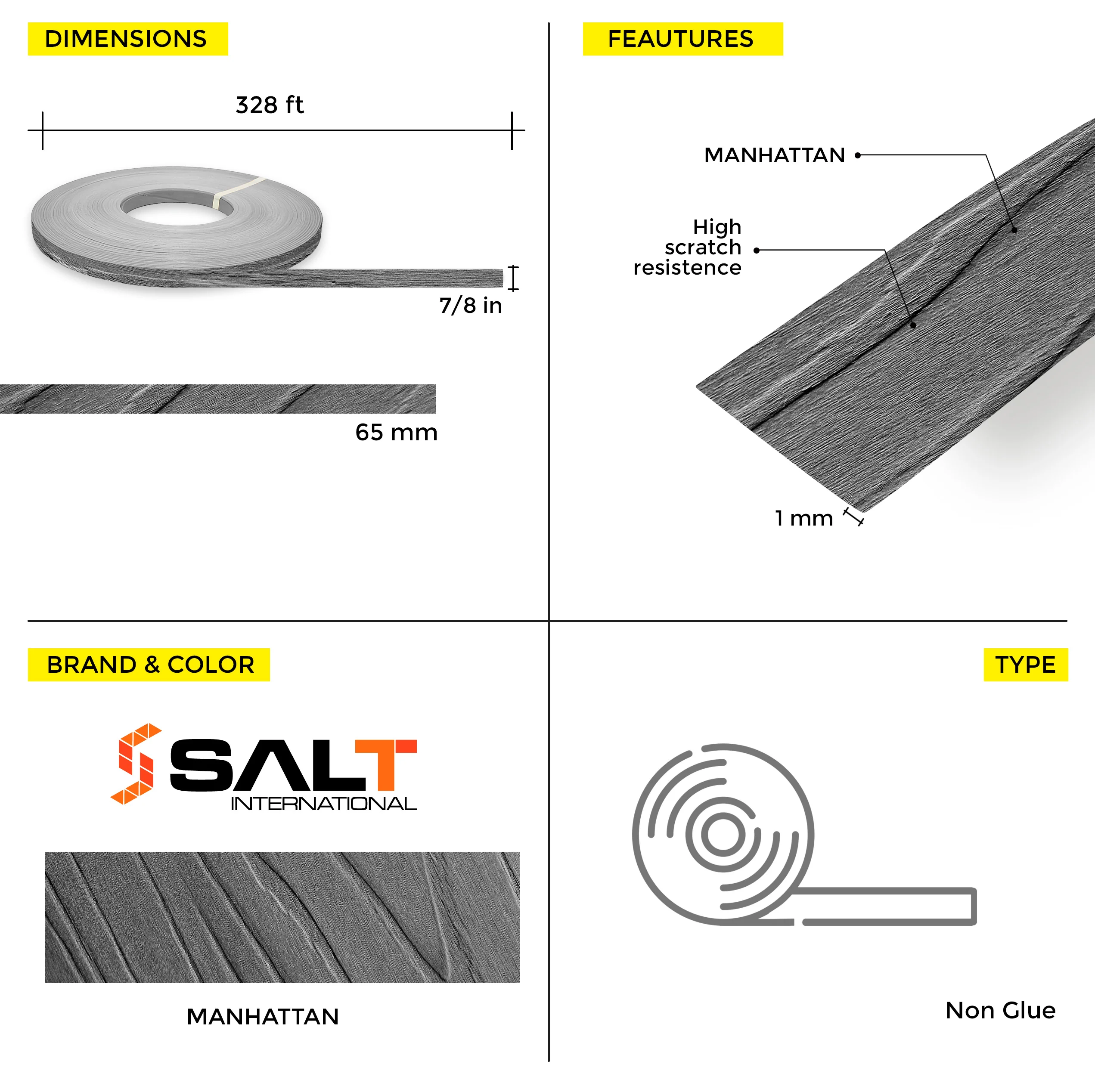 Manhattan PVC Edge Banding (328 ft x 1 mm) - Image 10