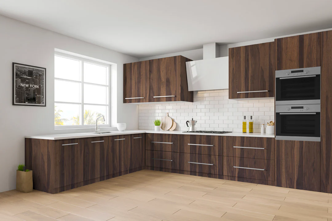 MDF Smoked Walnut 2 Sides 4X9 19MM SHINNOKI - Image 3