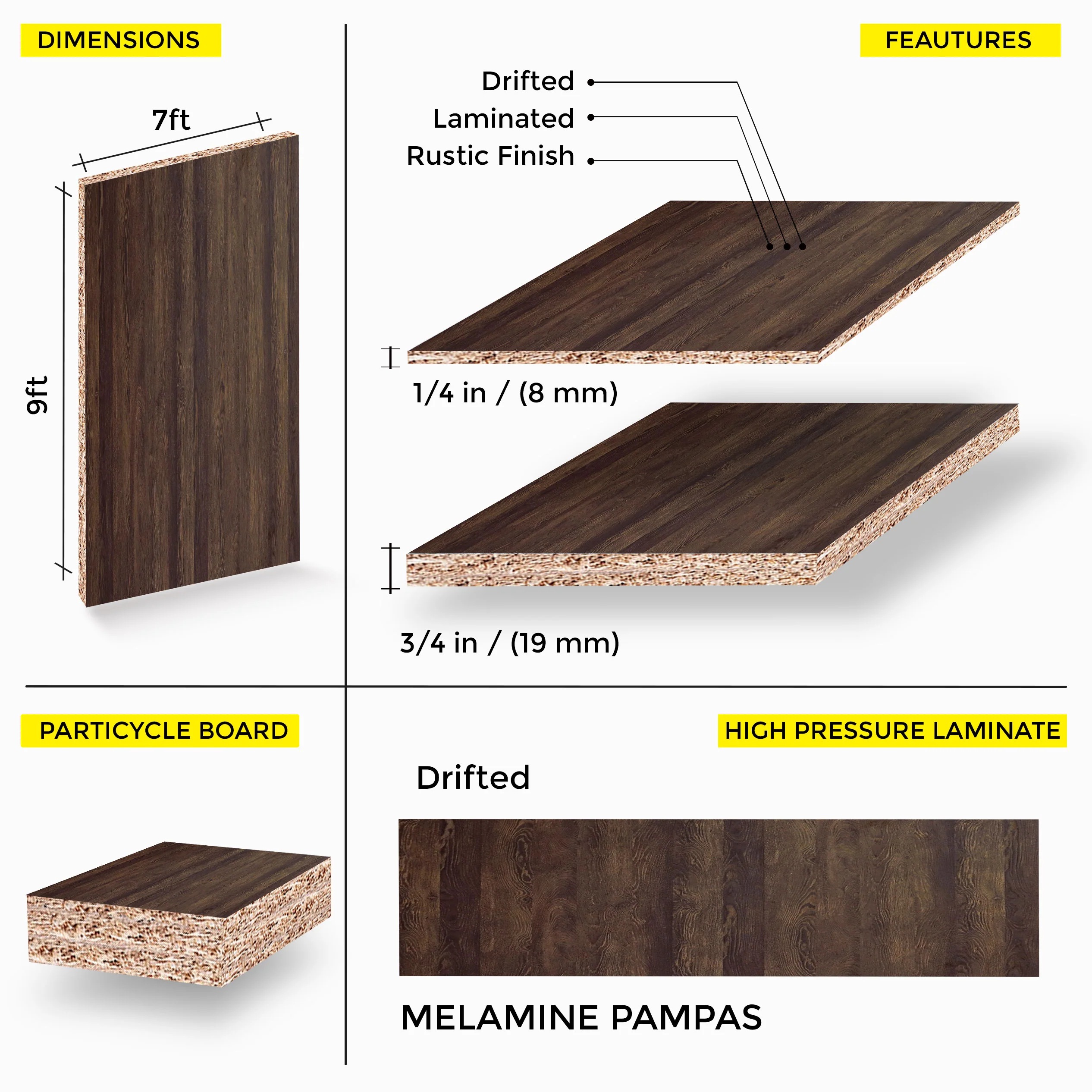 Moca Melamine 7 Ft X 9 Ft - Image 2