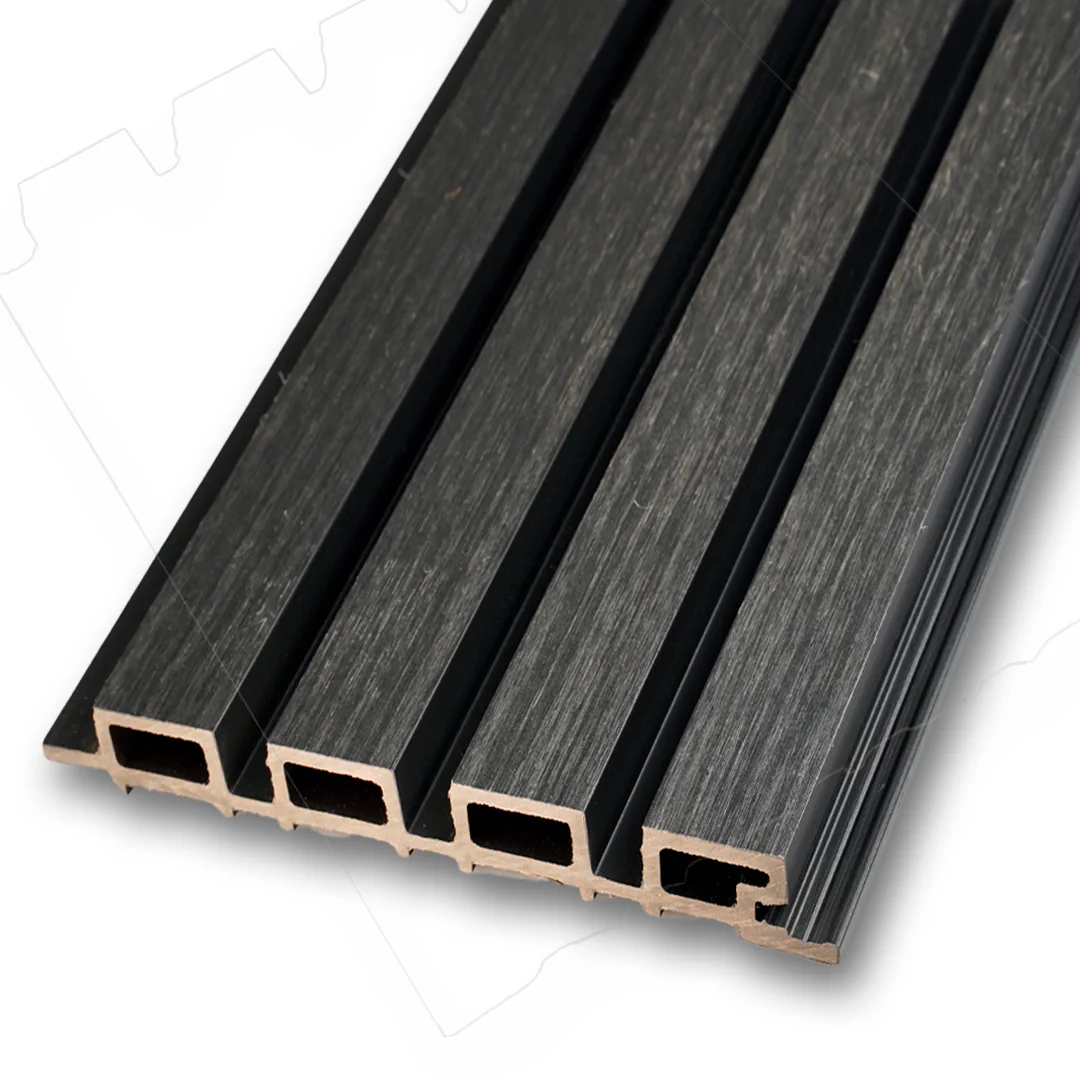 OUTDOOR WPC PANEL BLACK + IPE 8.62'' X 114.17''