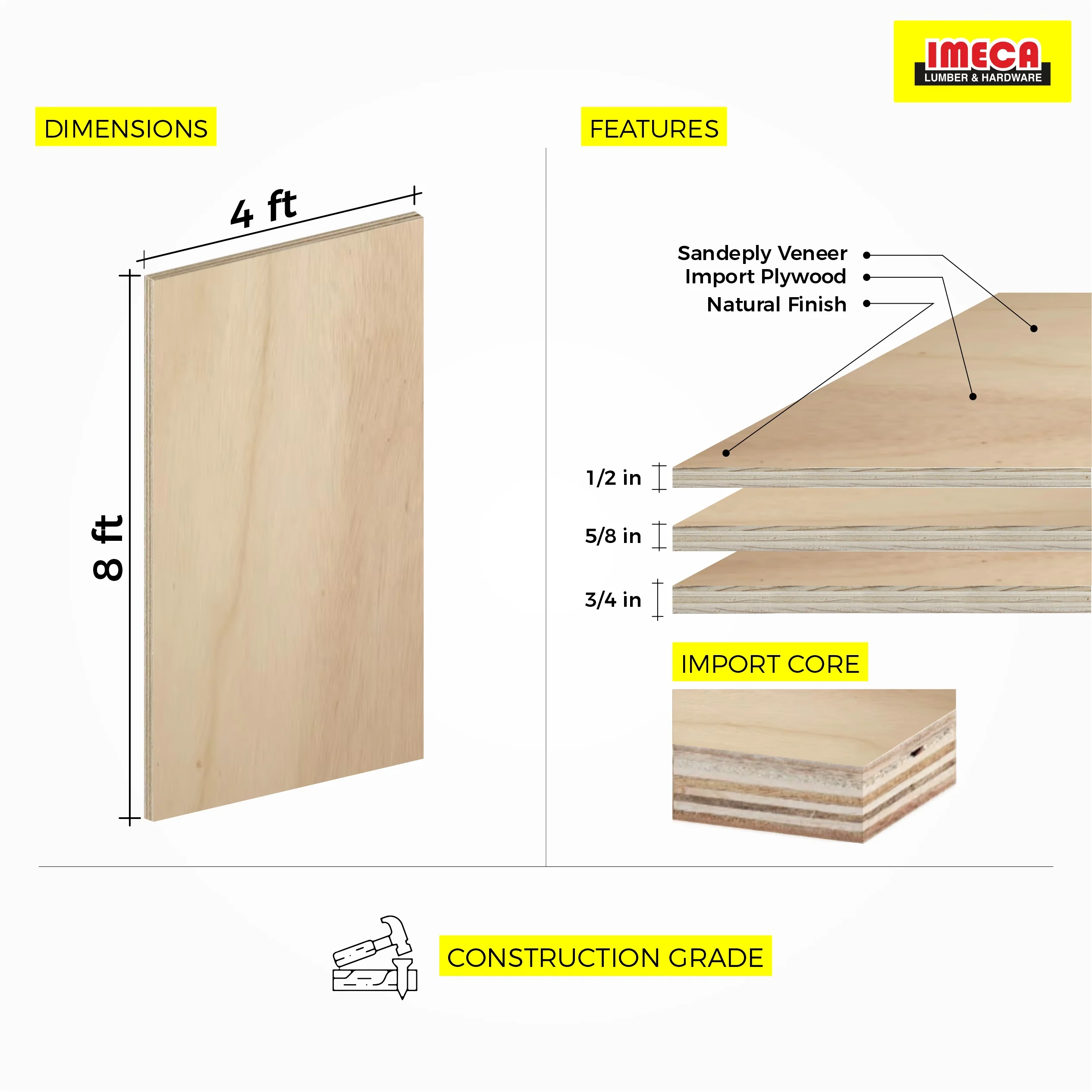 Plywood Sandeply 4 ft x 8 ft - Image 10