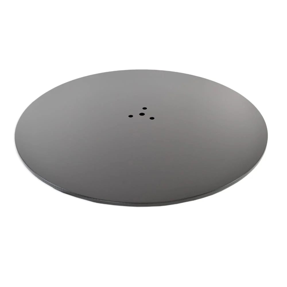 Positano Table Base, 17" Round - Black 4000BKZ - Image 6