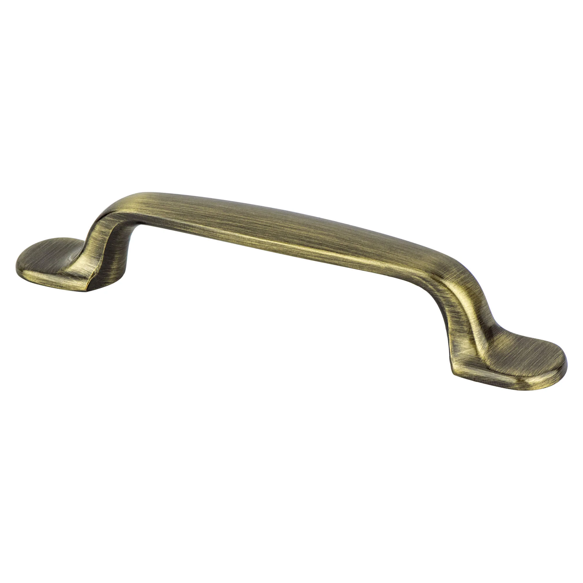 PULL 96MM BRUSHED ANT BRASS 25/BOX