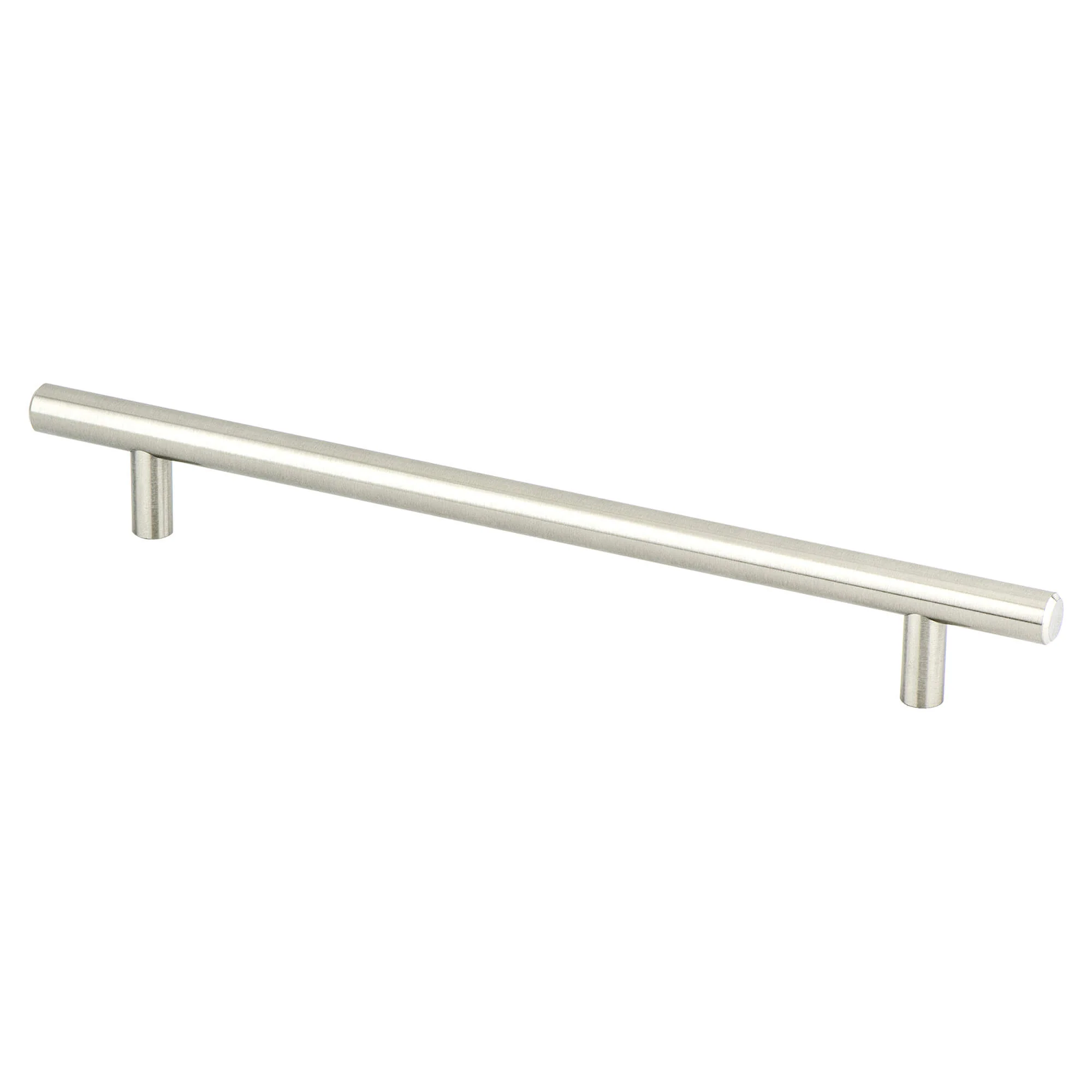 PULL T BAR 192MM CC BRUSHED NICKEL 10/BO