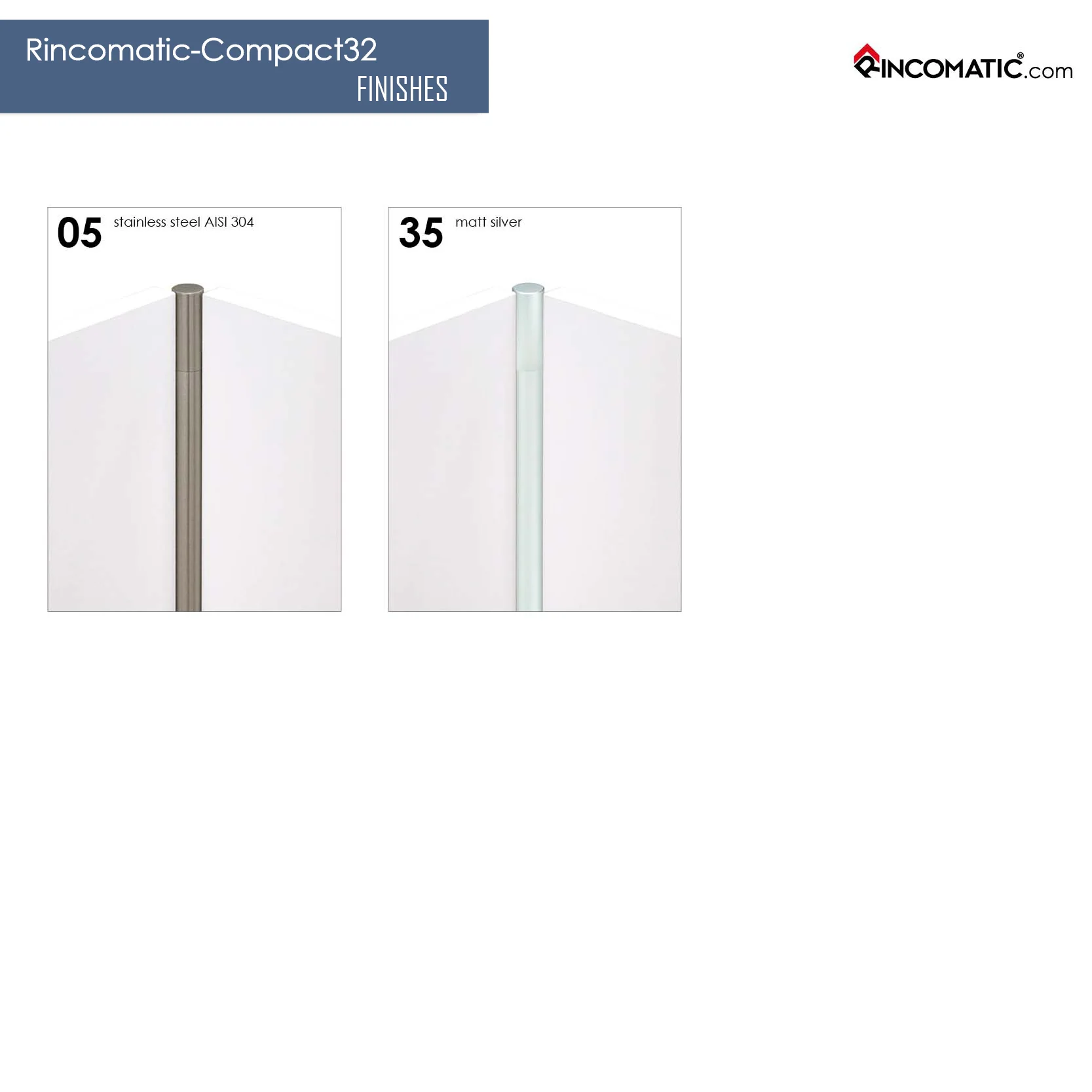 CORNER HINGE COMPACT32 30'' SILVER - Image 3