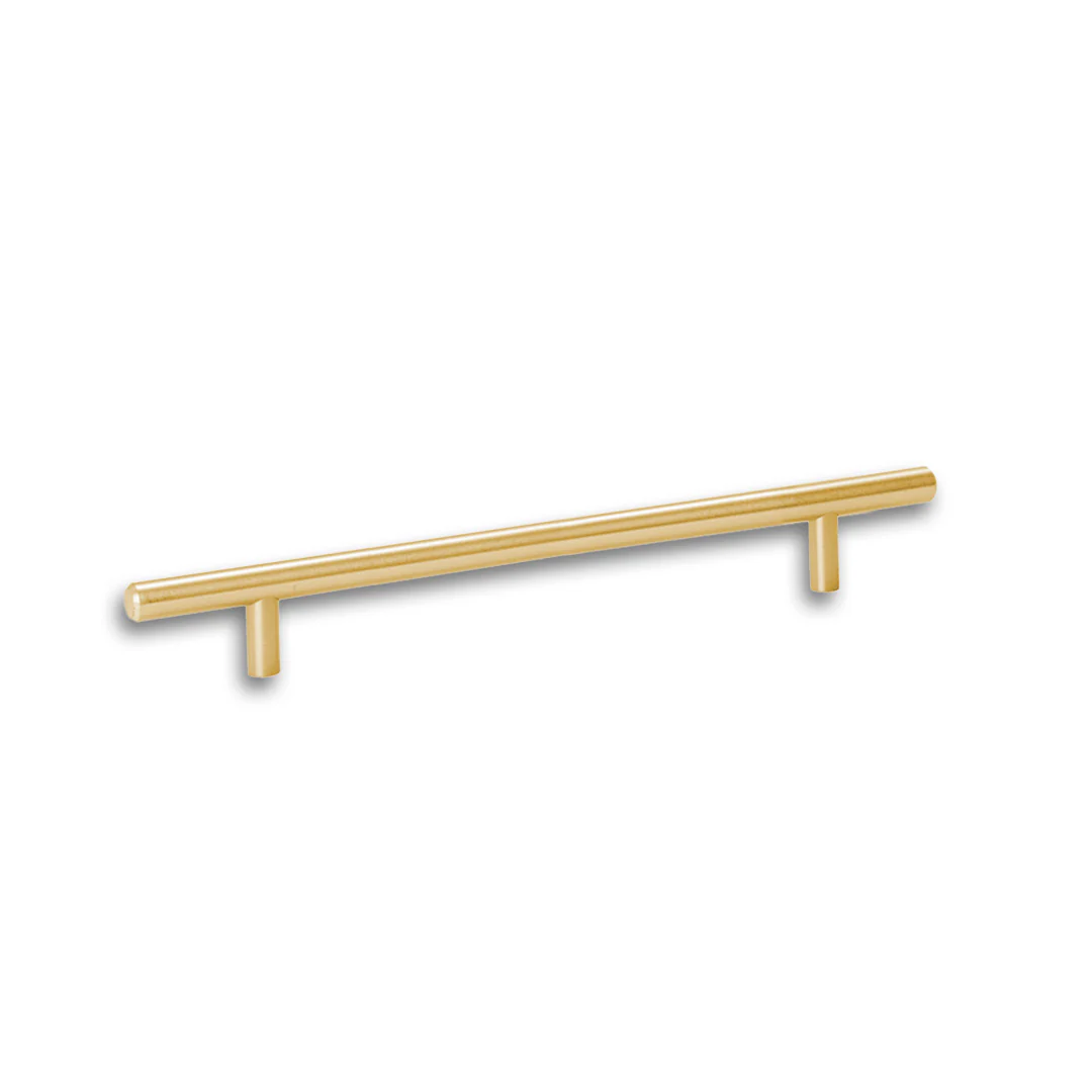 HANDLE BAR 9520 SERIES C/C 3-3/4" O/A 7" SATIN BRASS - Image 3