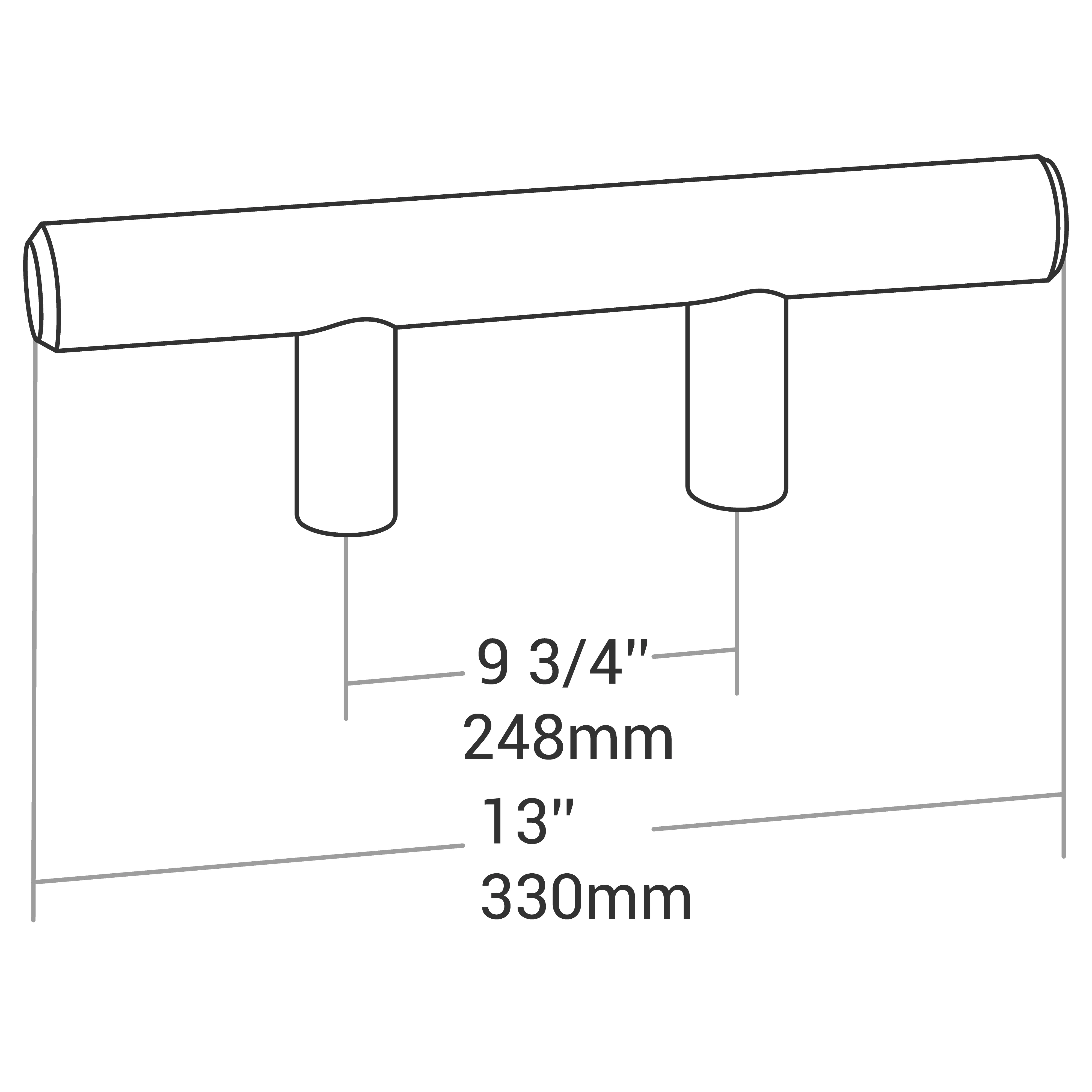 Handle Bar 9520 Series C/C 9-3/4" O/A 13" - Image 5