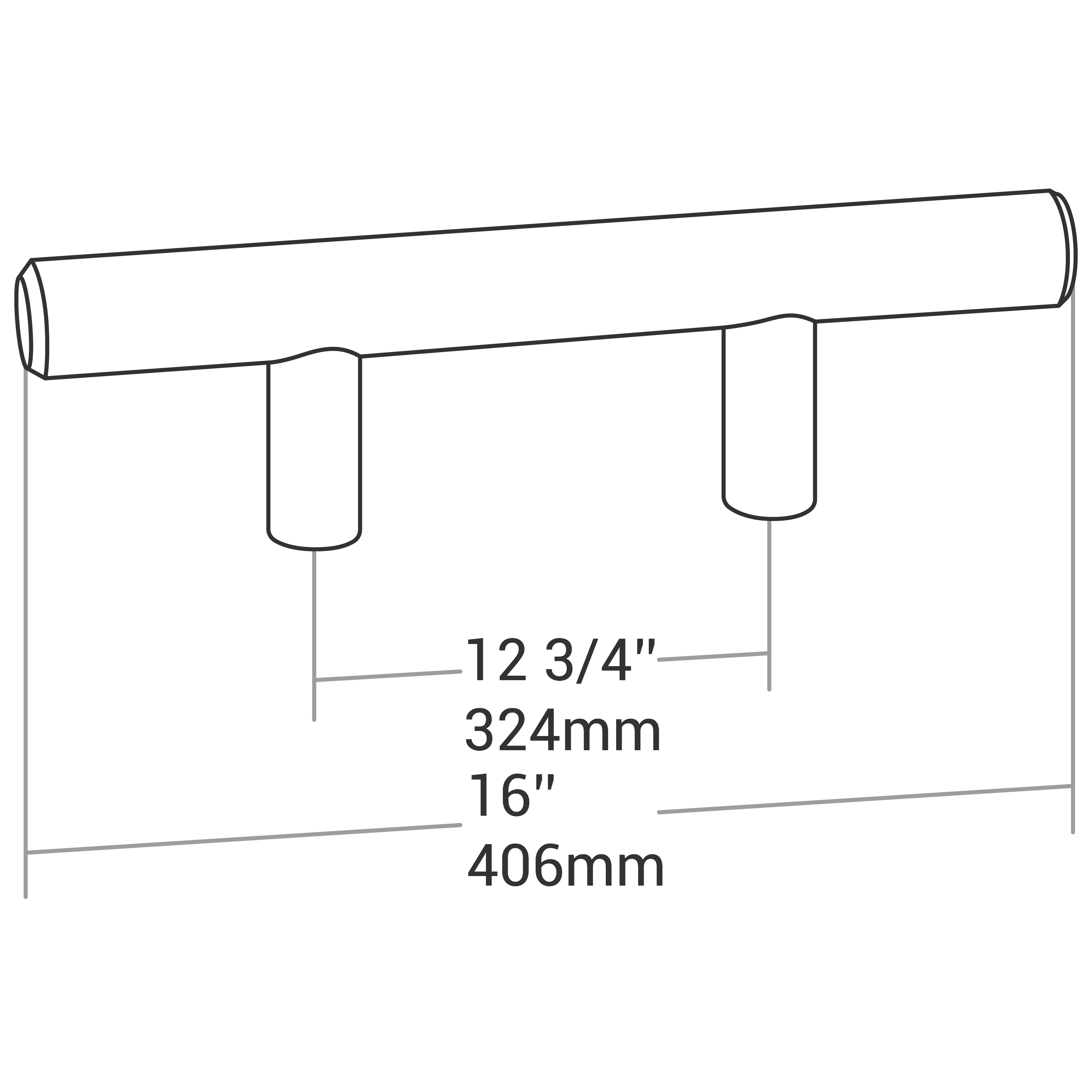 Handle Bar 9520 Series C/C 12-3/4" O/A 16" - Image 5
