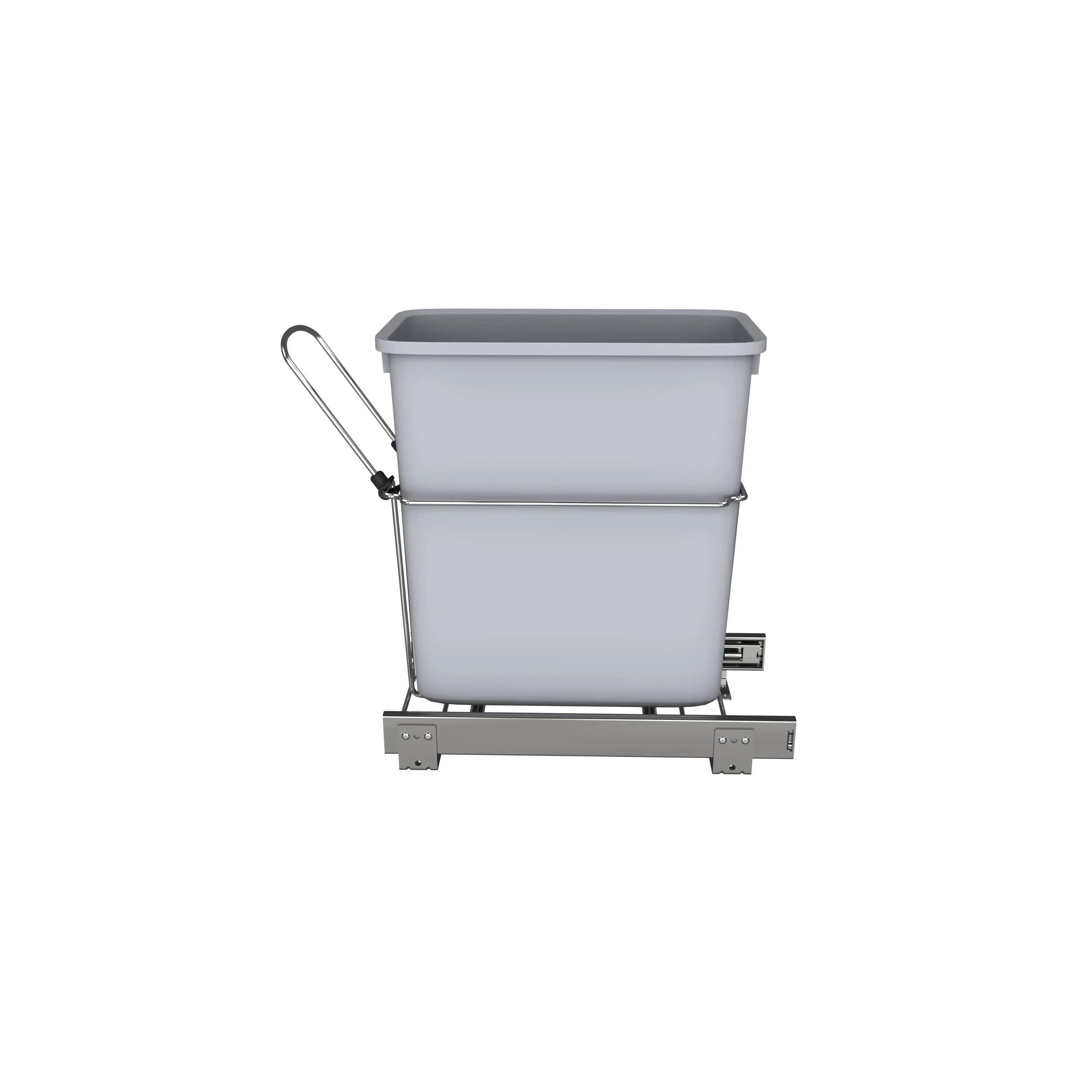 20 Qrt Pull-Out Waste Container White 8.5 in (216 mm) W x 14.57 in (370 mm) D x 16.56 in (421 mm) H
