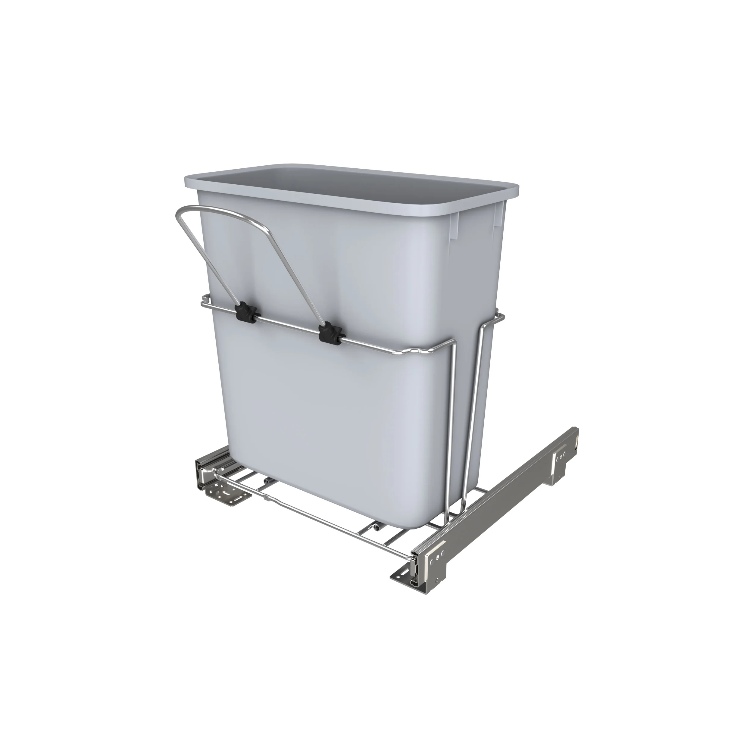 20 Qrt Pull-Out Waste Container White 8.5 in (216 mm) W x 14.57 in (370 mm) D x 16.56 in (421 mm) H - Image 8