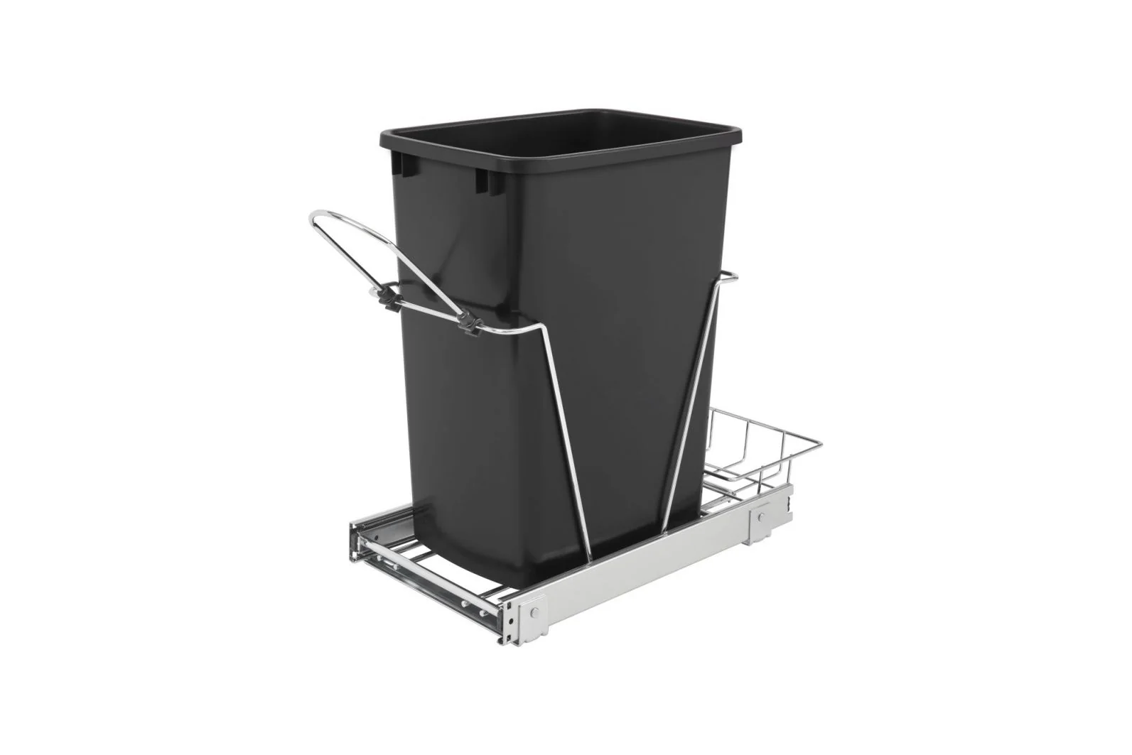 35 Qrt Pull-Out Waste Container Black 10.63 in (270 mm) W x 22 in (559 mm) D x 19.25 in (489 mm) H - Image 10