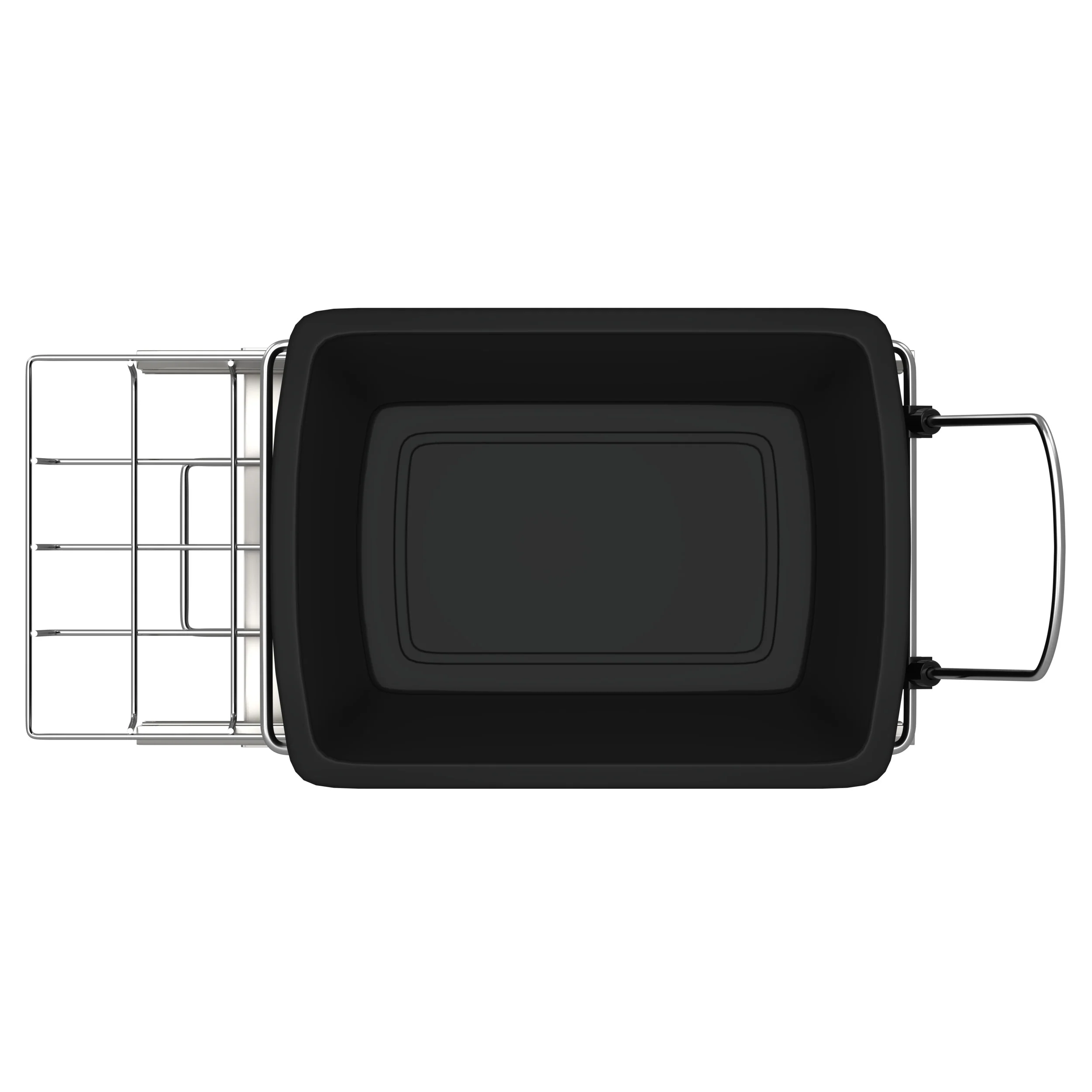 35 Qrt Pull-Out Waste Container Black 10.63 in (270 mm) W x 22 in (559 mm) D x 19.25 in (489 mm) H - Image 6