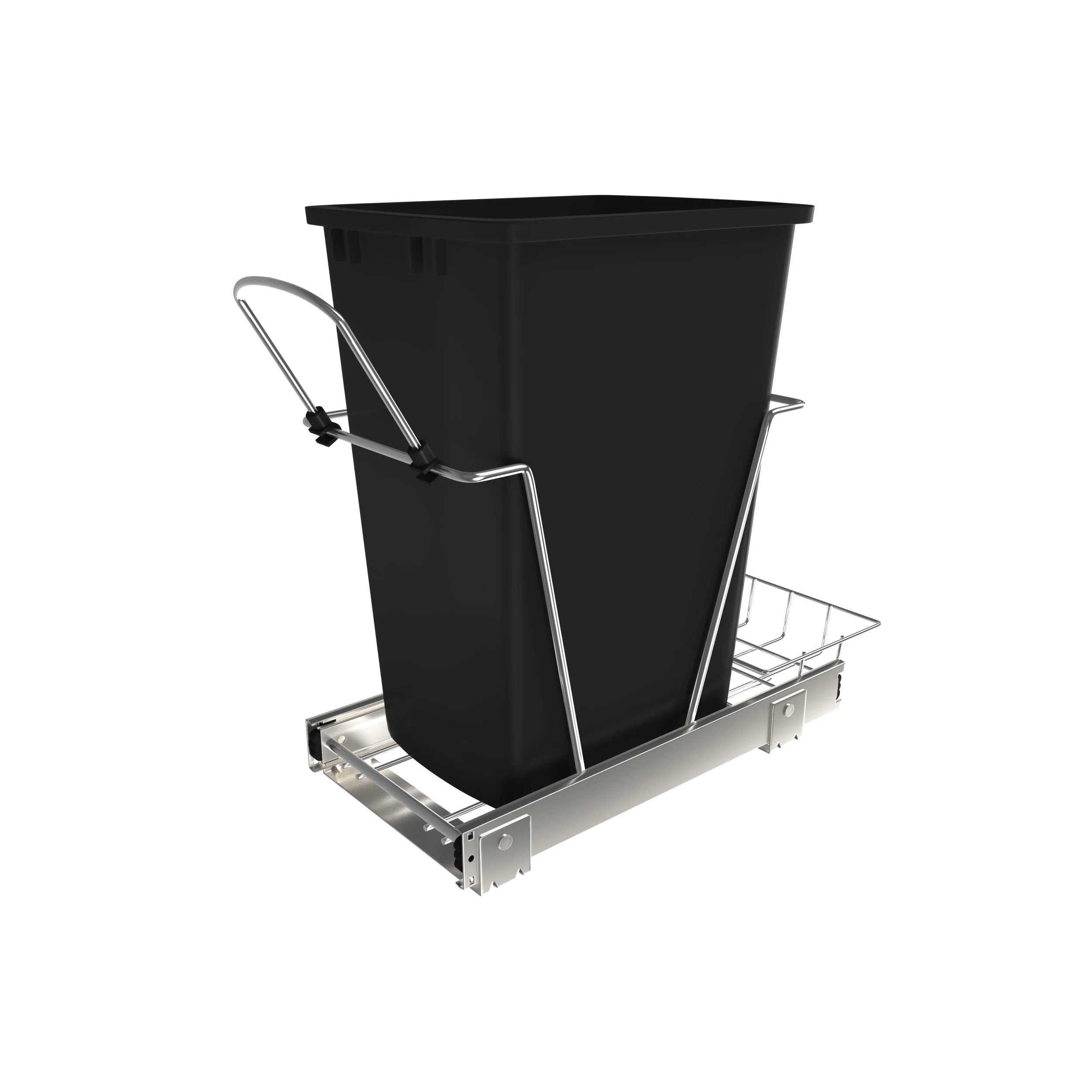 35 Qrt Pull-Out Waste Container Black 10.63 in (270 mm) W x 22 in (559 mm) D x 19.25 in (489 mm) H - Image 9