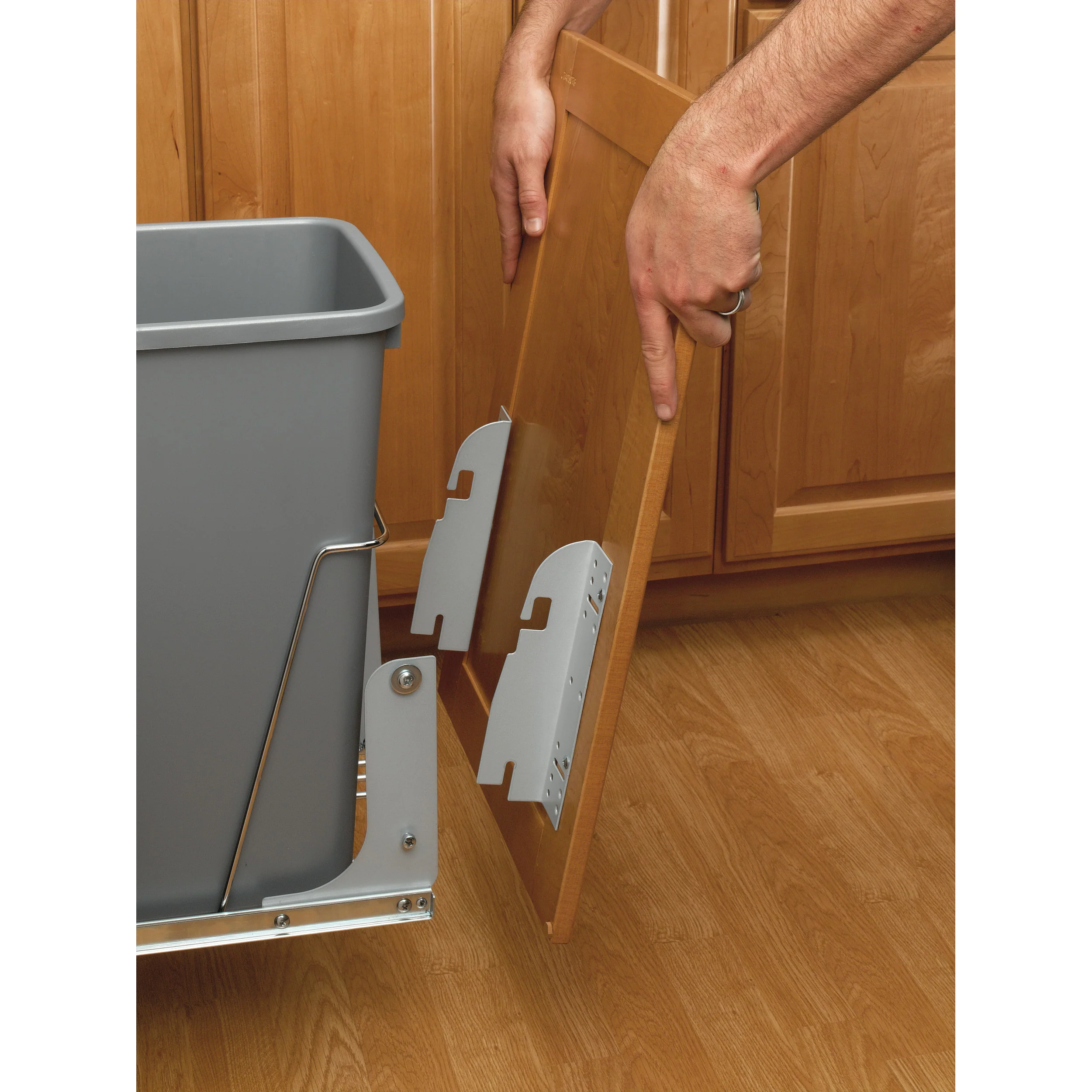 Door mounting Kit for RV Series Metallic Silver 1.5 in (38 mm) W x 2.13 in (54 mm) D x 8 in (203 mm) H - Image 5