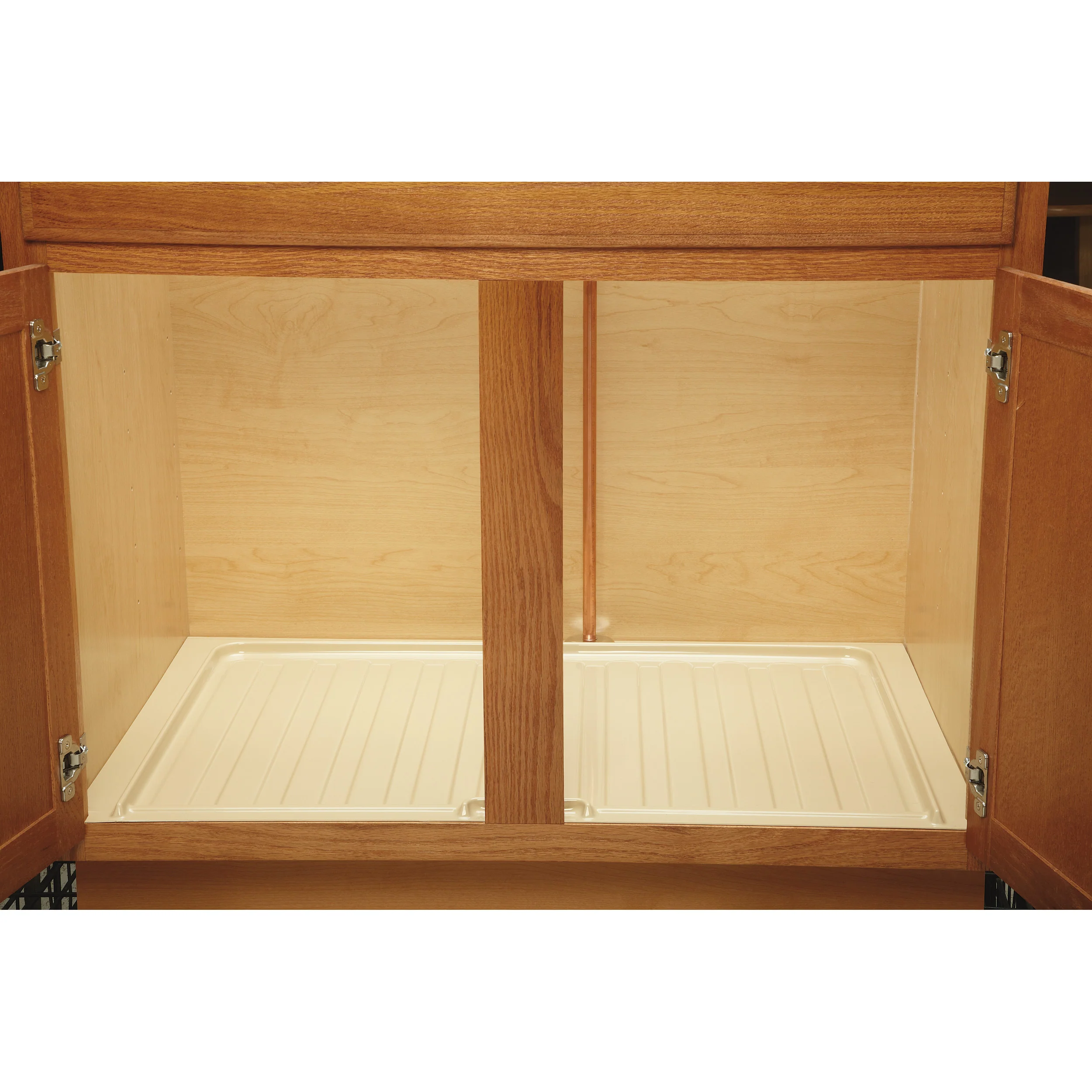 Large Almond Vanity Sink Base Drip Tray Almond 34.5 in (876 mm) W x 20.25 in (514 mm) D x 0.75 in (19 mm) H - Image 5