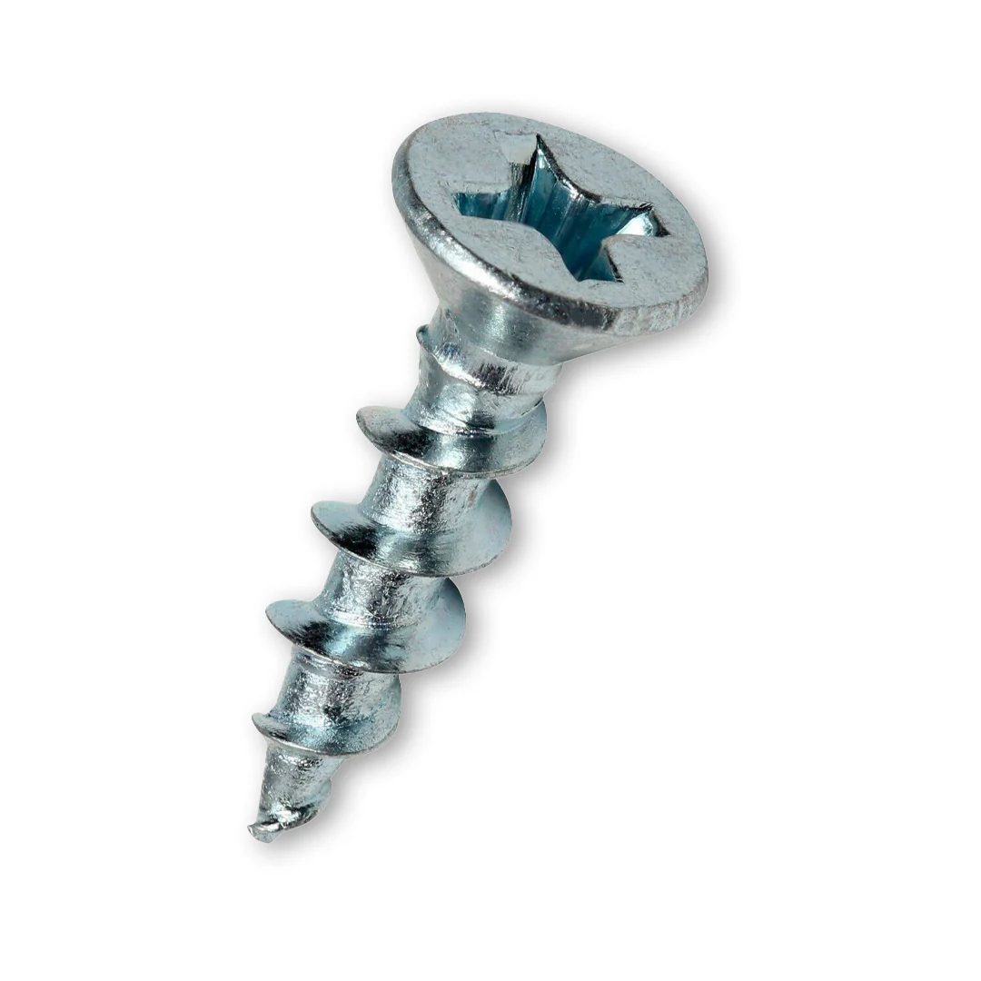 WOOD SCREWS IMEX PHILLIP FLAT HEAD #6 5/8" COARSE NICKEL 1000 BOX - Image 2