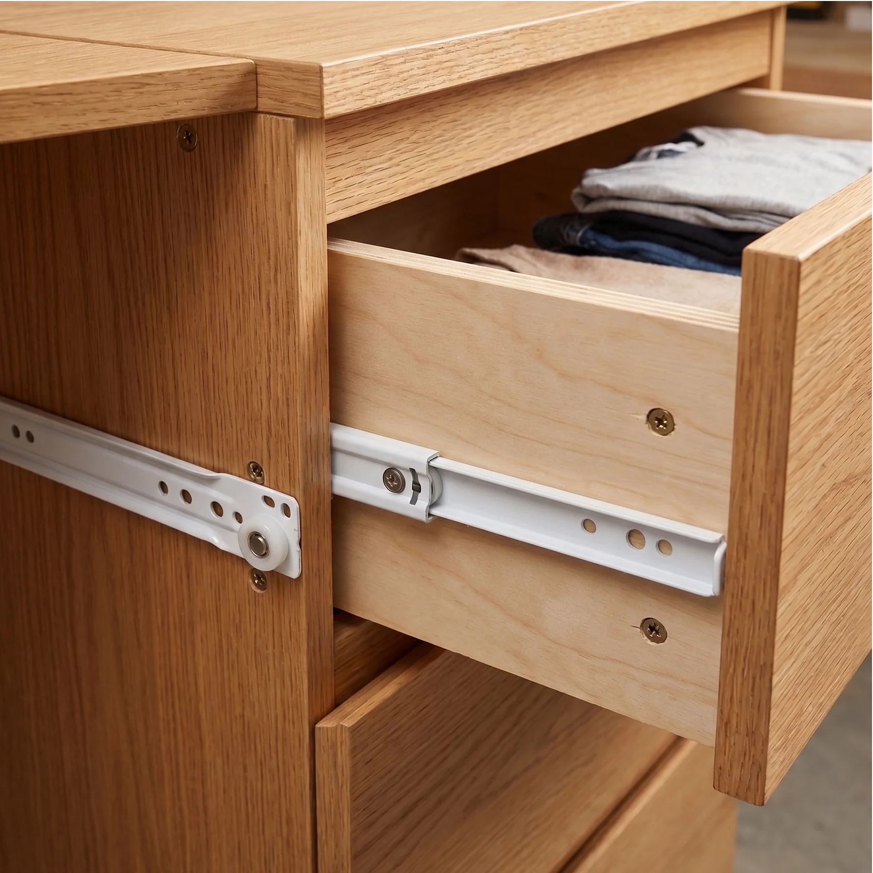 White Slide RIGHT Cabinet Member 14" - Image 2