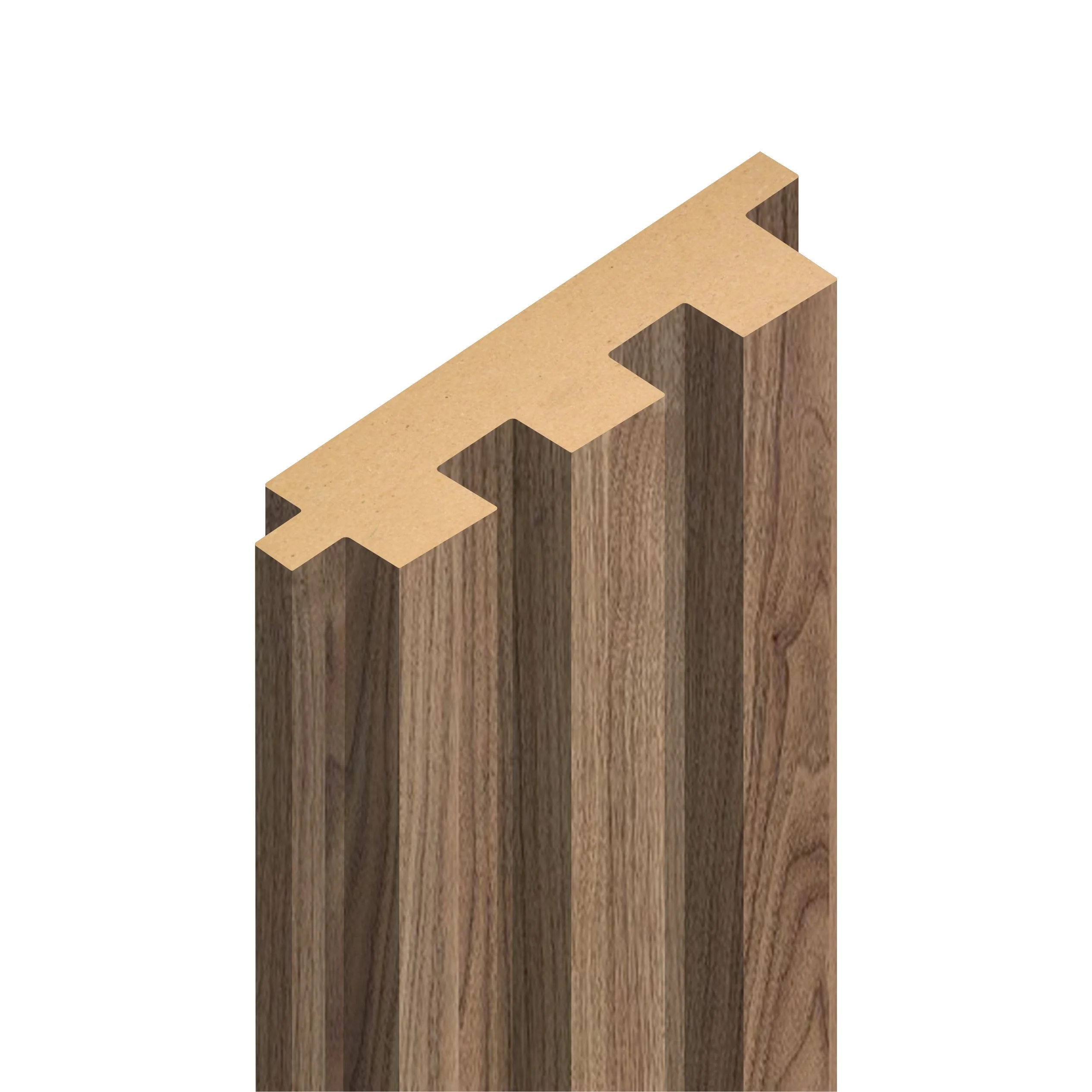 WOOD PANEL MATT LIGHT WALNUT-239 5"x108" 18MM 3.5 SqFT G1