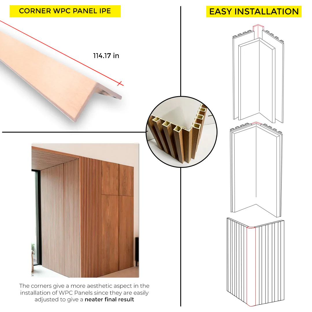 WPC OUTER END CORNER CREAM 114.17" - Image 3