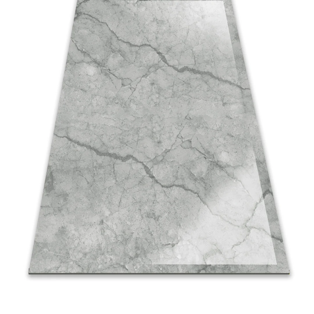 PVC WALL PANEL DECORATIVE MARBLE SHEET 4 X 8 FT - LIGHT GREY