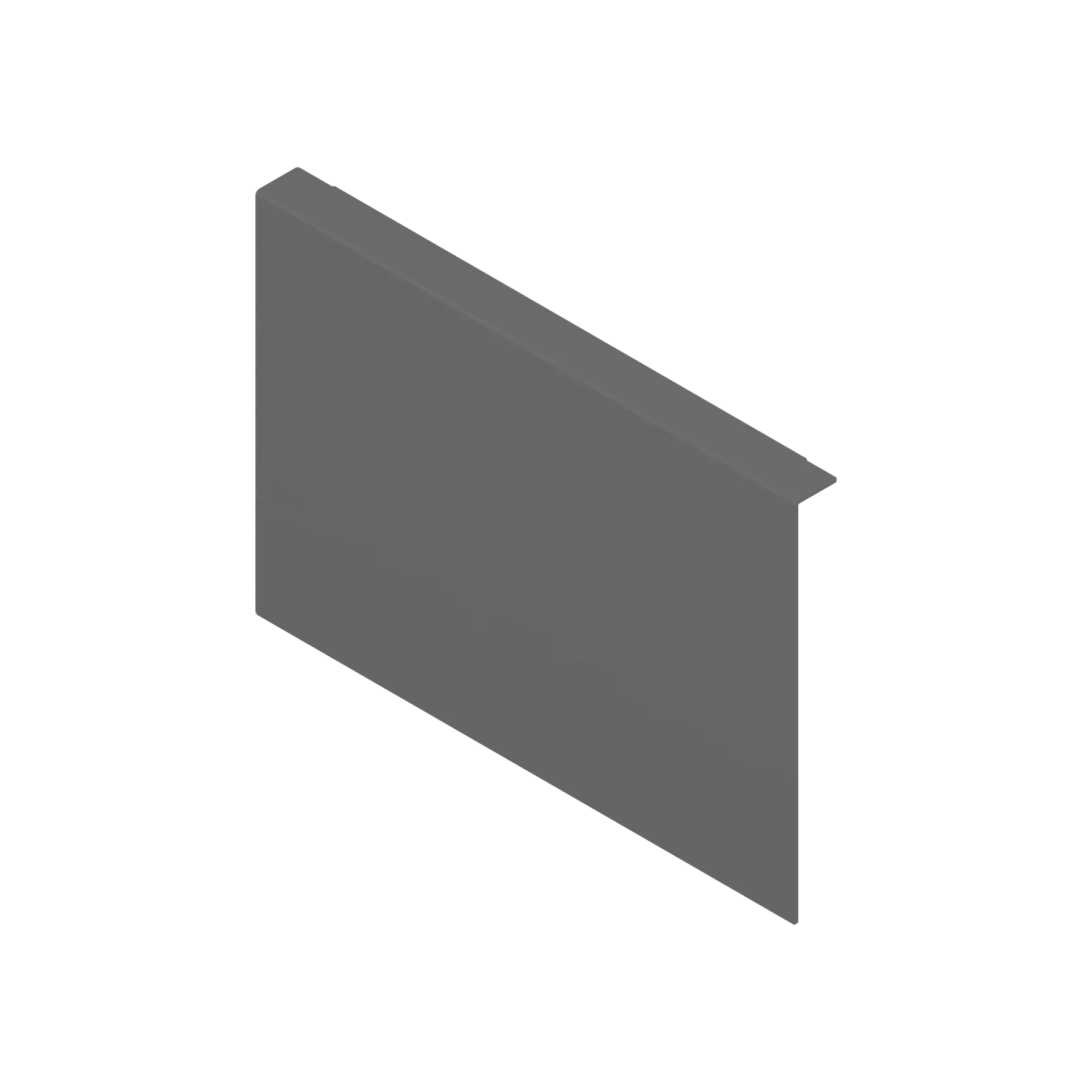 AMBIA-LINE deep drawer divider insert - (steel) Ident Orion Grey Matte
